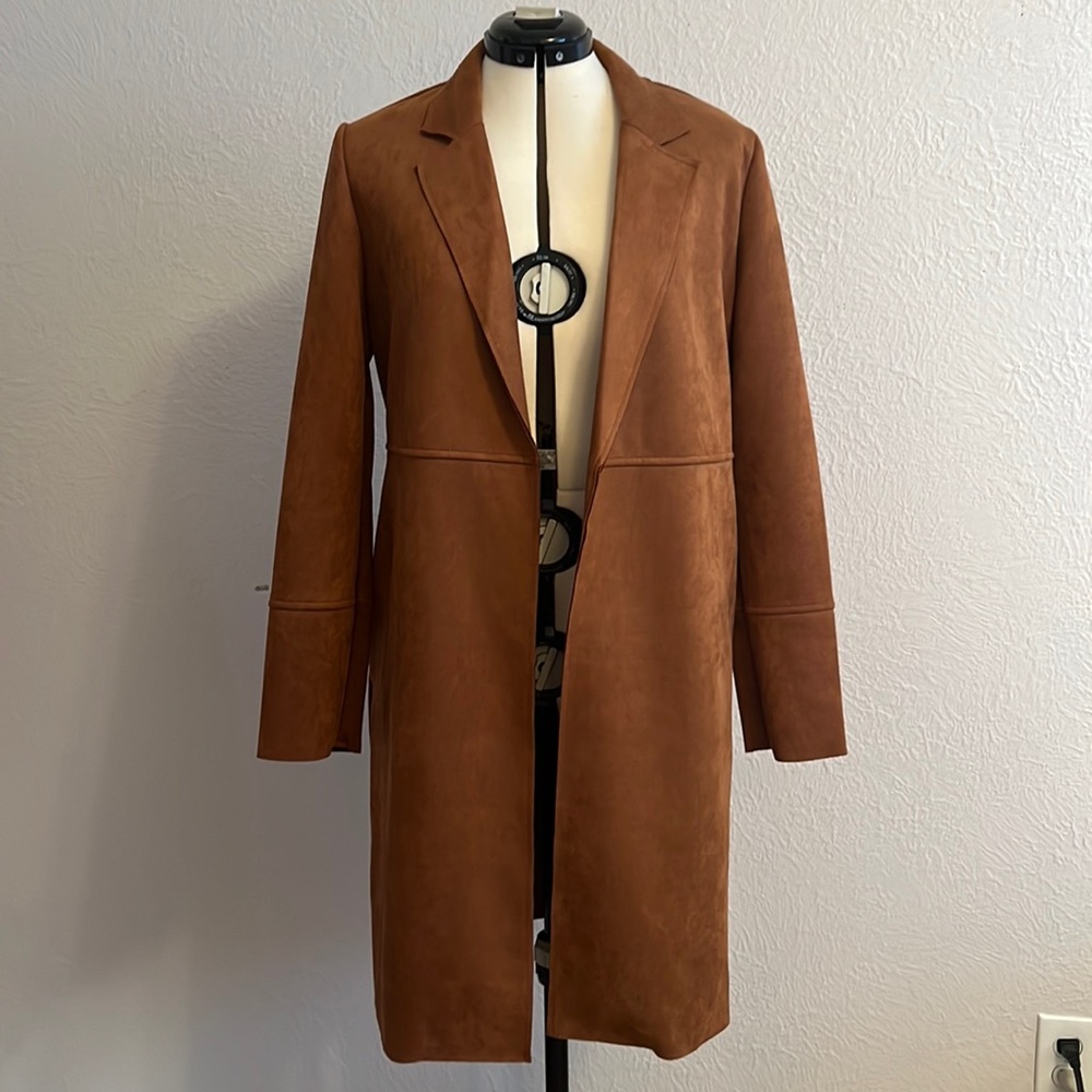 NWOT Dark Camel Coat